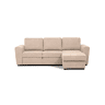Chaise longue com cama ASTON reversível 3 lugares camelo