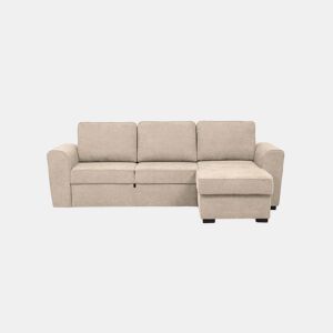 Chaise longue com cama ASTON reversível 3 lugares camelo