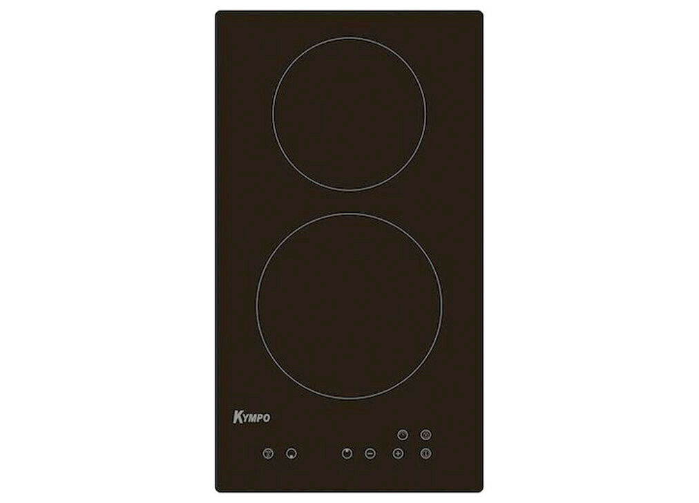 Placa vitrocerámica KYMPO BCH3021TA 2 zonas 30cm negro