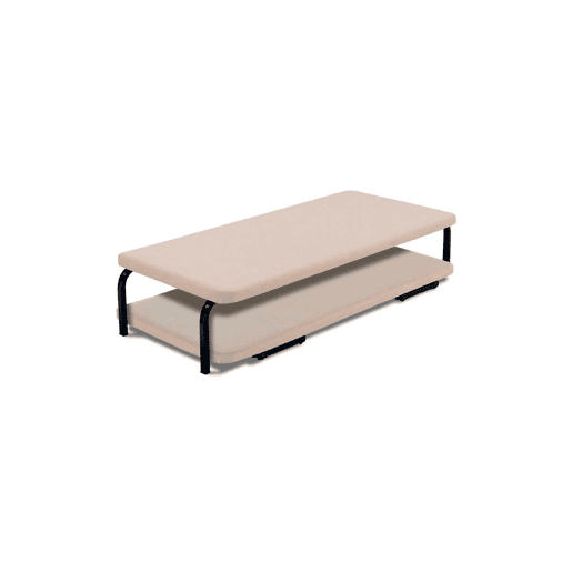 Base dupla TAPIFLEX 90x190cm revestida a tecido cru