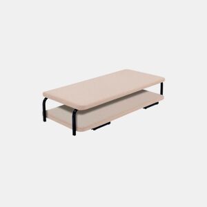 Base dupla TAPIFLEX 90x190cm revestida a tecido cru