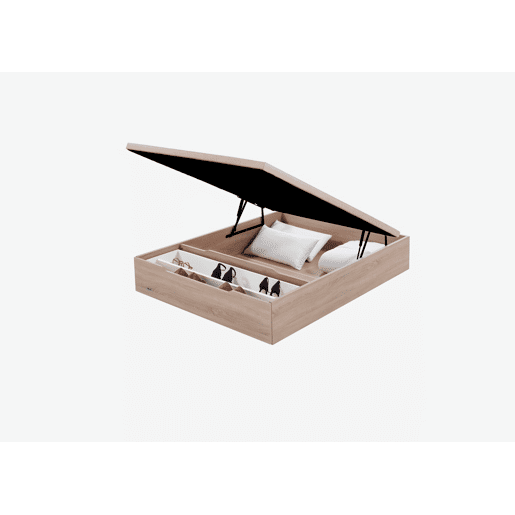 Sommier FLEX BOX sapateira roupeiro horizontal natural 150x190cm
