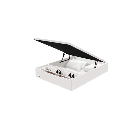 Sommier FLEX BOX sapateira roupeiro horizontal branco 90x190cm