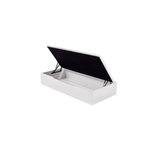 Sommier de abertura lateral 90x190cm cor branco MOLAFLEX