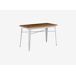 Mesa de cocina fija ADELAINE Mesa de cocina fija ADELAINE Natural/ Blanco