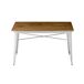 Mesa de cocina fija ADELAINE Mesa de cocina fija ADELAINE Natural/ Blanco