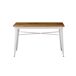 Mesa de cocina fija ADELAINE Mesa de cocina fija ADELAINE Natural/ Blanco