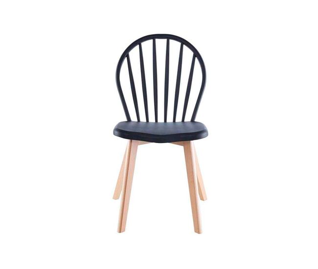 Silla de cocina LAURA color negro