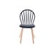 Silla de cocina LAURA color negro Silla de cocina LAURA color negro Negro/ Madera