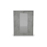 Roupeiro ELEGANZA portas deslizantes com espelho 150x195cm branco