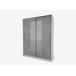 Armario ELEGANZA puertas correderas con espejo 150x195cm Armario ELEGANZA puertas correderas con espejo 150x195cm Blanco