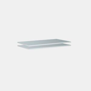 Set 2 prateleiras 125cm para roupeiro SYSTEMA