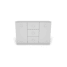Aparador 2 portas 3 gavetas SEATTLE branco