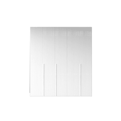 Roupeiro CLAUDIA portas batentes 200x238cm branco