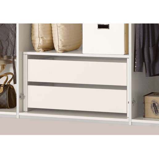 Módulo interior com 2 gavetas para roupeiro CLAUDIA