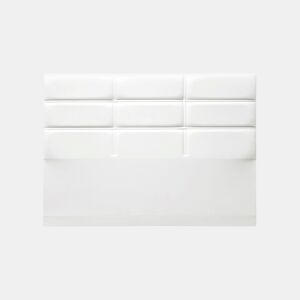Cabeceira ESTORIL pele sintética branco 190x75cm