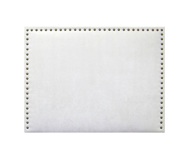 Cabecero siena 160cm extra blanco tela - conforama