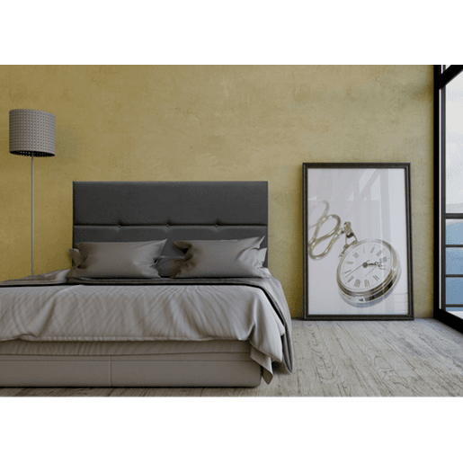 Cabeceira COIMBRA tecido cinza 105x75cm