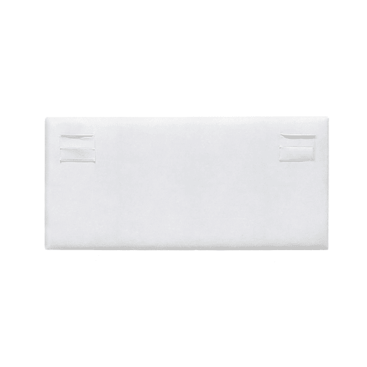 Cabeceira LISBOA pele sintética branco 160x75cm