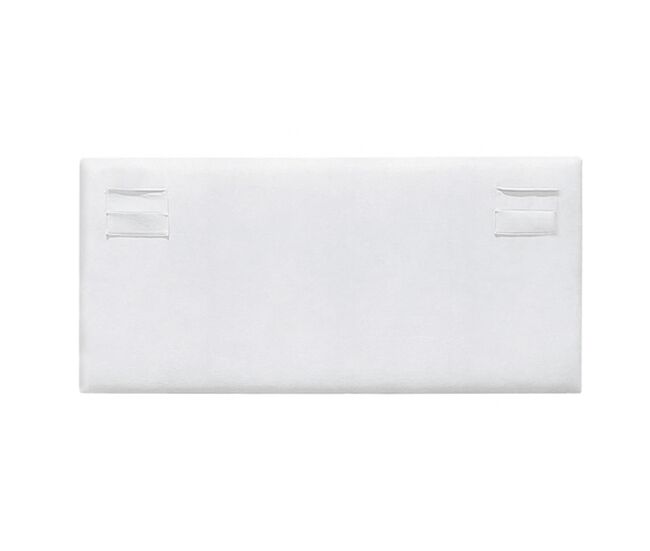 Cabecero LISBOA piel sintética blanco 160x75cm