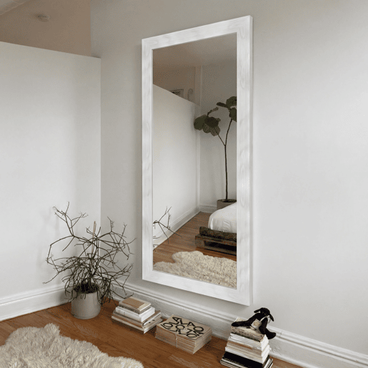 Espelho decorativo BIG branco 187x77x2cm Espelho decorativo BIG branco 187x77x2cm