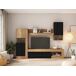 Compacto TV 265cm 3 puertas FERRARA Compacto TV 265cm 3 puertas FERRARA Blanco/ Gris