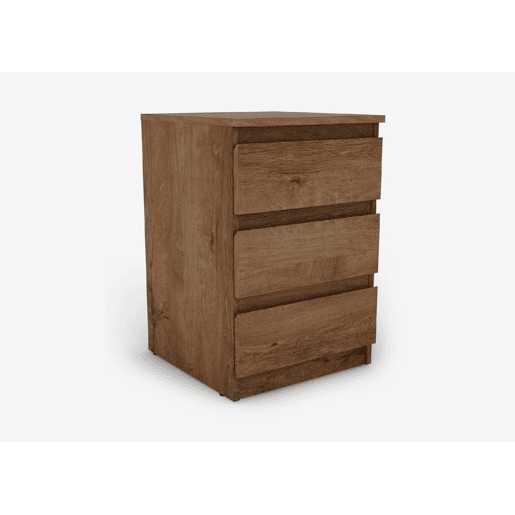 Mesa de cabeceira com 3 gavetas ELEGANZA