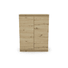 Sapateira com 2 portas e 2 prateleiras ELEGANZA carvalho