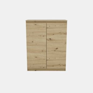 Sapateira com 2 portas e 2 prateleiras ELEGANZA carvalho
