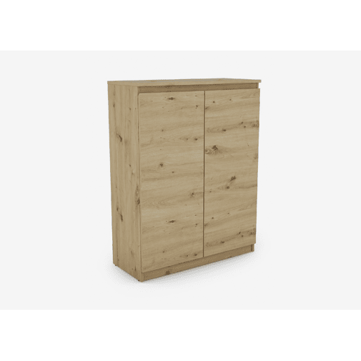 Sapateira com 2 portas e 2 prateleiras ELEGANZA carvalho