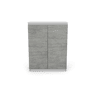 Sapateira com 2 portas e 2 prateleiras ELEGANZA branco