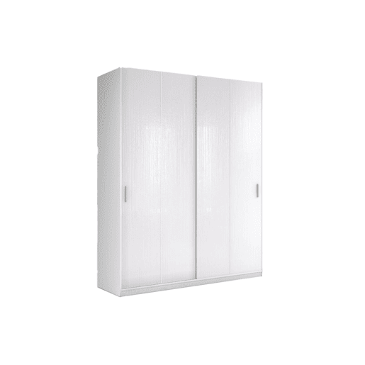 Roupeiro DENVER portas deslizantes 200x238cm branco