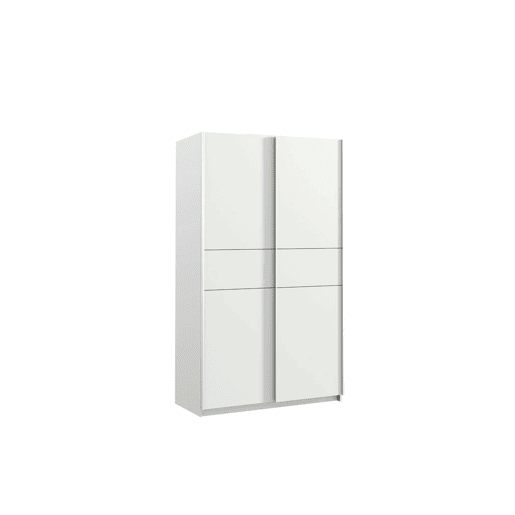 Roupeiro NEVADA portas deslizantes 120x209cm branco