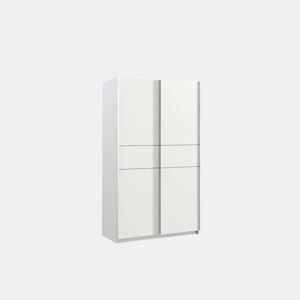 Roupeiro NEVADA portas deslizantes 120x209cm branco