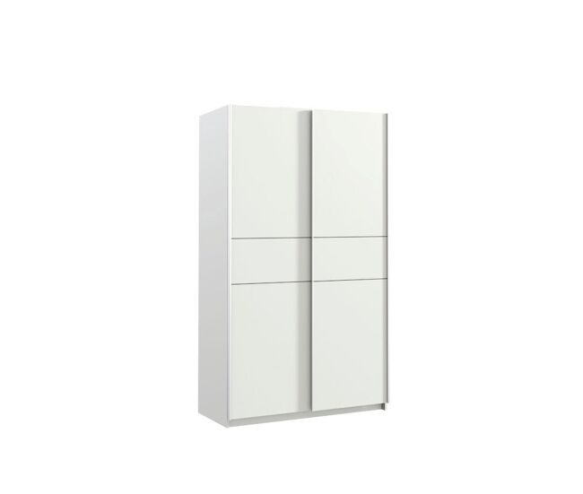 Armario nevada puertas correderas 120x209cm blanco - conforama
