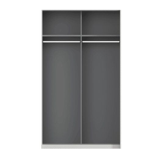 Roupeiro NEVADA portas deslizantes 120x209cm branco