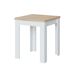 Mesa de cocina extensible VERNA natural y blanco Mesa de cocina extensible VERNA natural y blanco Blanco/ Madera