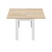 Mesa de cocina extensible VERNA natural y blanco Mesa de cocina extensible VERNA natural y blanco Blanco/ Madera