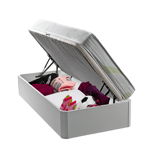 Sommier LATERAL 3D extra capacidade branco 90x190cm