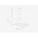 Campana decorativa piramidal TURBOAIR ACANTO IX/F/60 Campana decorativa piramidal TURBOAIR ACANTO IX/F/60 Inox