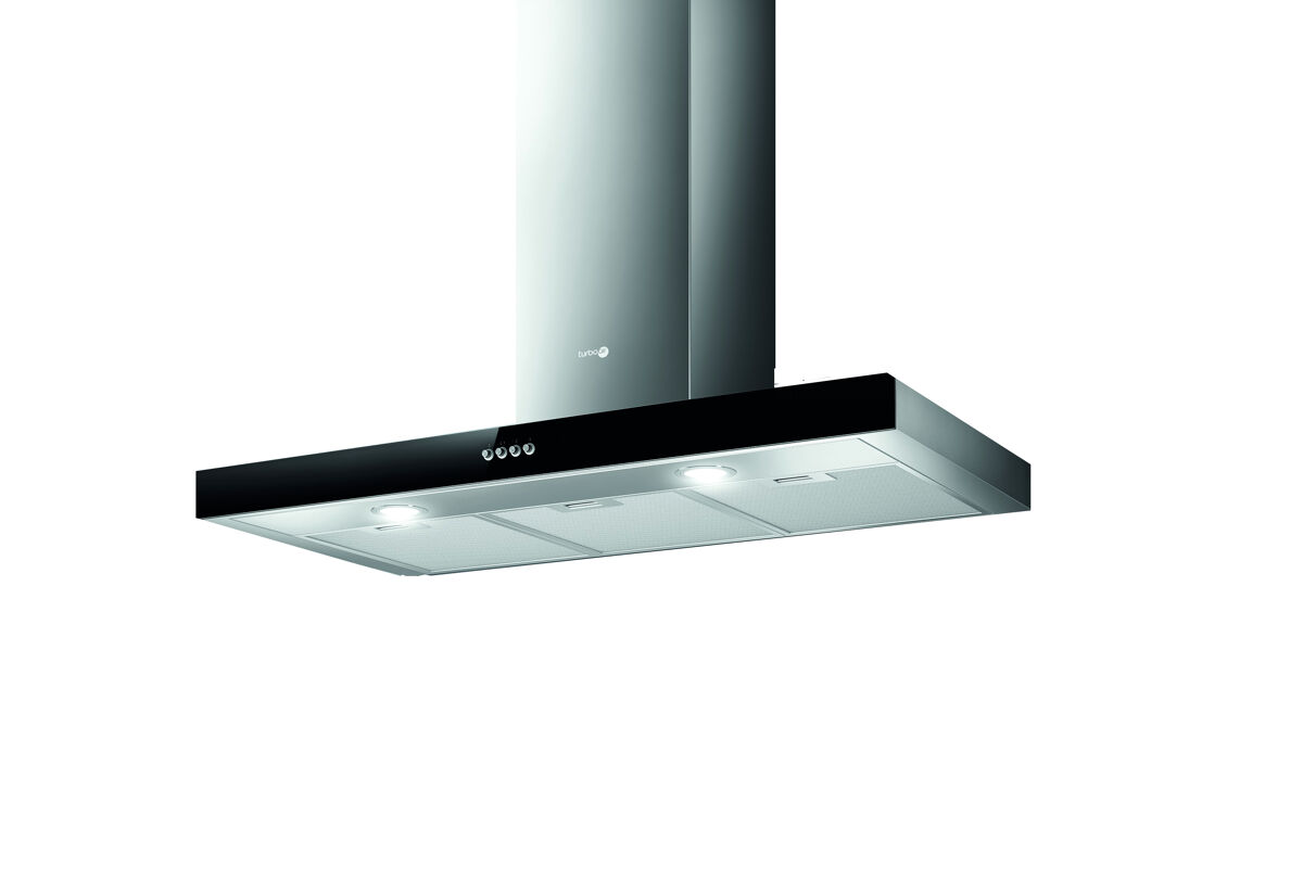 Campana decorativa T invertida TURBOAIR NORMA H6 IX/BL/A/PB