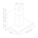 Campana decorativa T invertida TURBOAIR NORMA H6 IX/BL/A/PB Campana decorativa T invertida TURBOAIR NORMA H6 IX/BL/A/PB Negro/ Gris