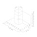 Campana decorativa T-Invertida TURBOAIR SEGNO BLIX/A Campana decorativa T-Invertida TURBOAIR SEGNO BLIX/A Negro/ Gris