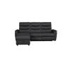 Chaise longue relax elétrico FAMILY 3 lugares esquerdo antracite