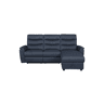 Chaise longue relax elétrico FAMILY 3 lugares dereito cor azul