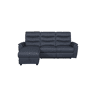 Chaise longue relax elétrico FAMILY 3 lugares esquerdo cor azul