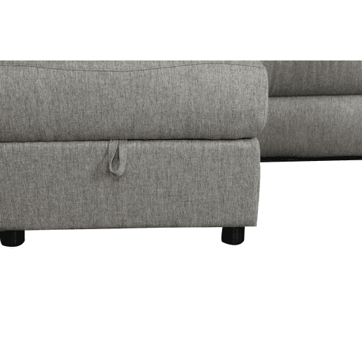Chaise longue relax elétrico FAMILY 3 lugares esquerdo castanho