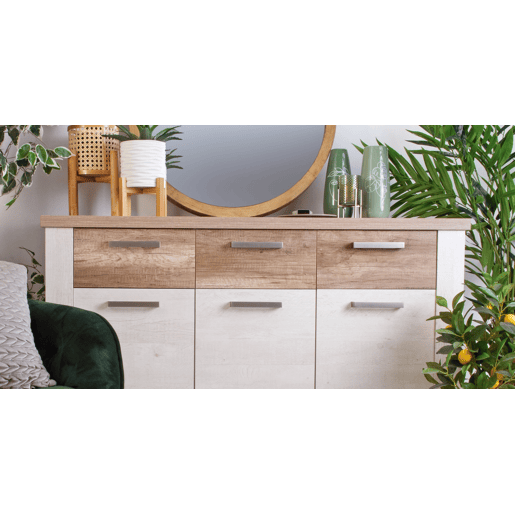 Aparador com 3 portas e 3 gavetas VERONA