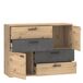 Aparador 2 puertas 4 cajones SKIVE Aparador 2 puertas 4 cajones SKIVE Roble