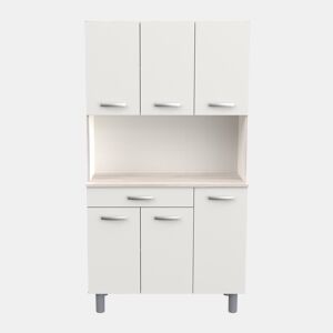 Buffet de cozinha LUCIA com 6 portas e 1 gaveta